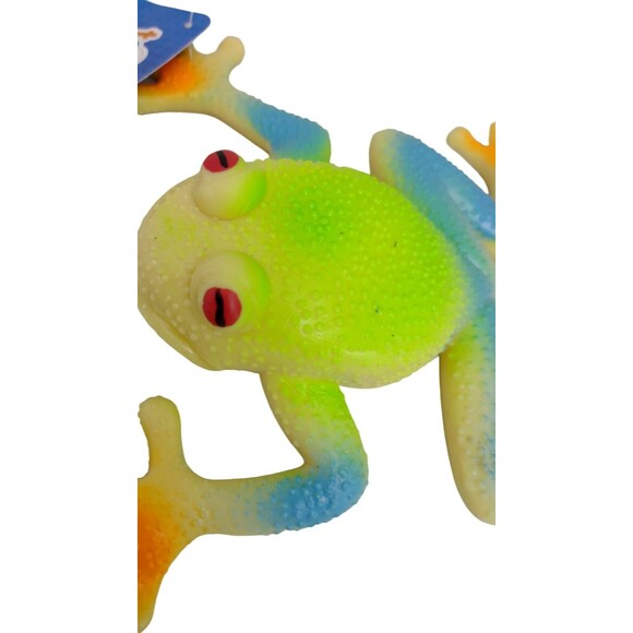 Frog Toad Life-Like Realistic Squishy Stretchable Figure Squeeze Toy Squeezable - Picture 4 of 16